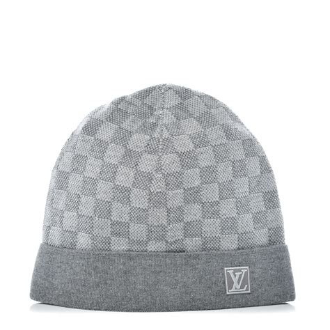 grey Louis Vuitton beanie